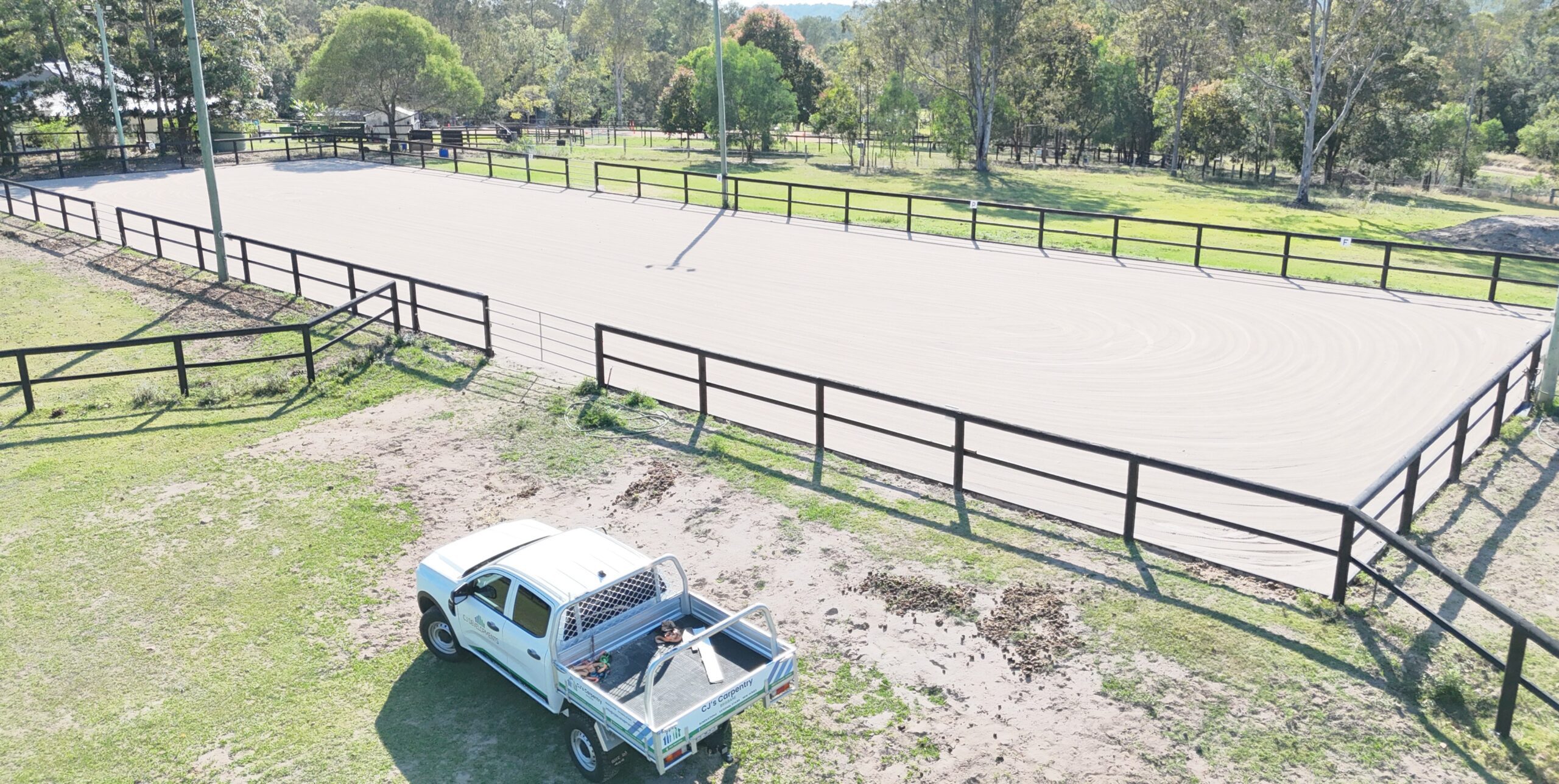 Horse Arenas earthworks by CJ's Earthmoving