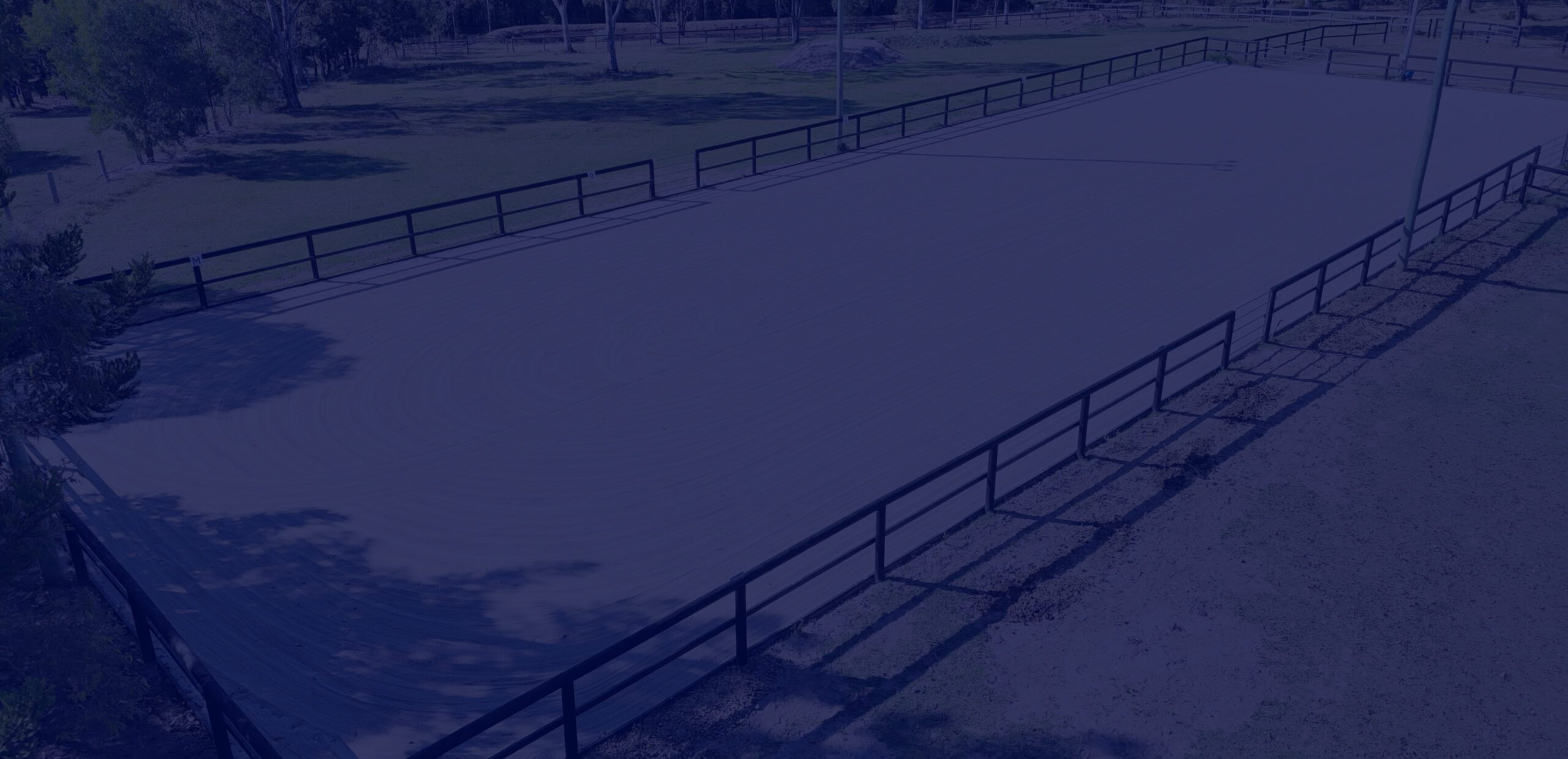 Wide view of an arena site prepared by CJ's Earthmoving